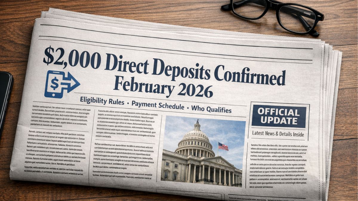 $2,000 Direct Deposits Confirmed for February 2026