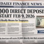 $2000 Direct Deposits Starting February 9