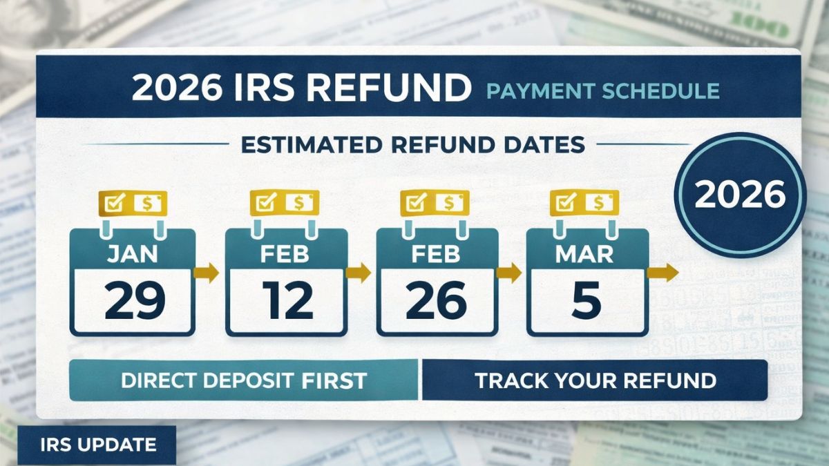 2026 IRS Income Tax Refund Schedule