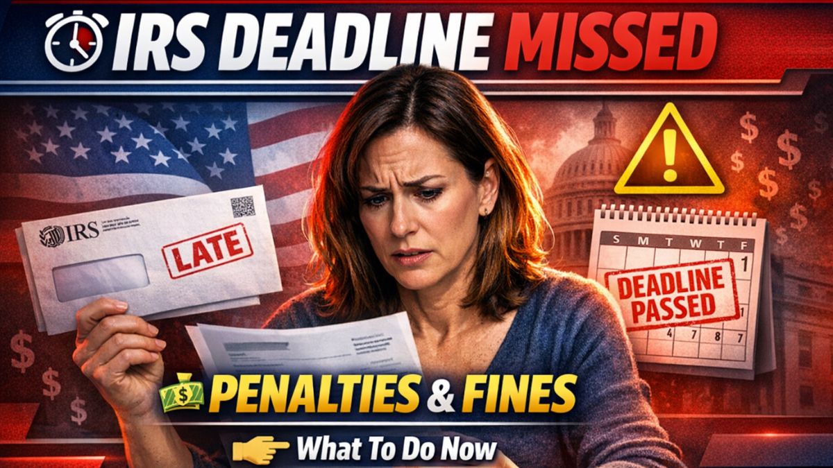 IRS Tax Filing Deadline Passed