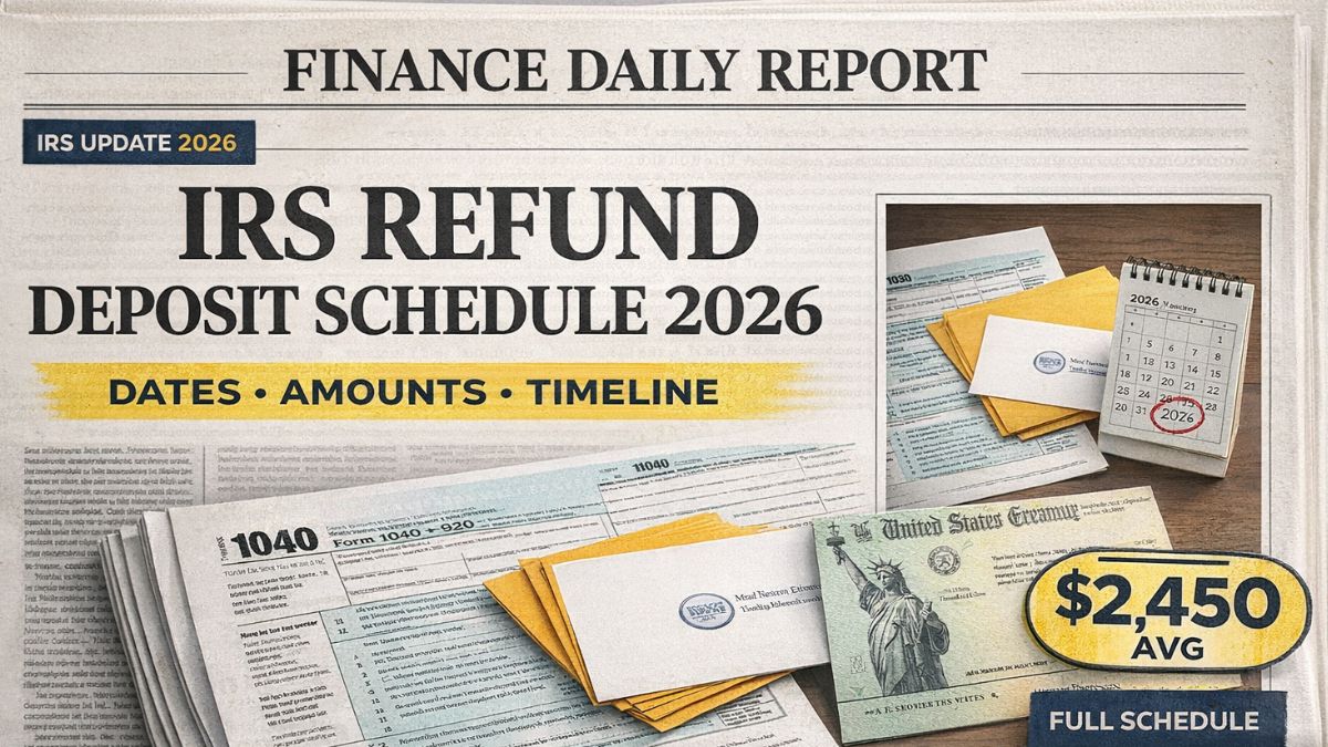 IRS Tax Refund Deposit Schedule 2026