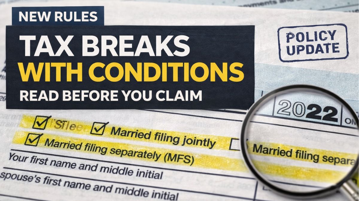 New Trump Tax Breaks Come With Conditions